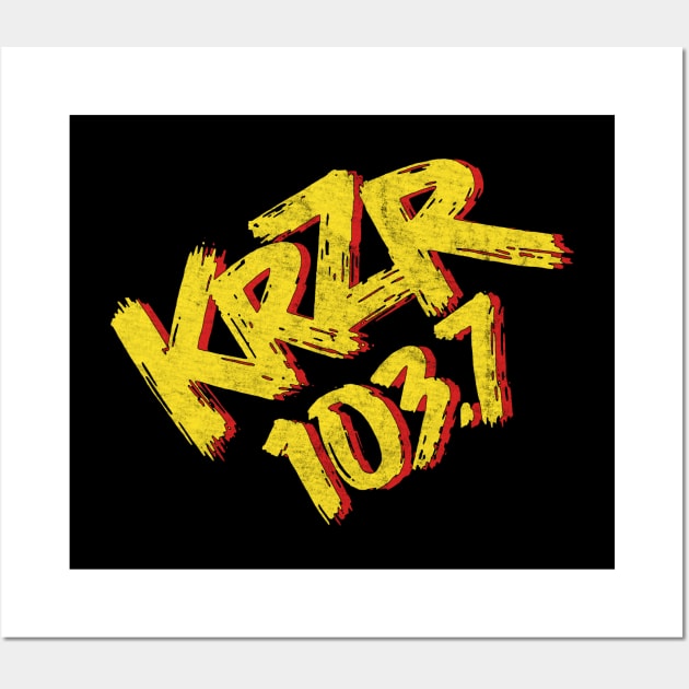 KRZR 103.7 Hard Rock and Metal Wall Art by Turboglyde